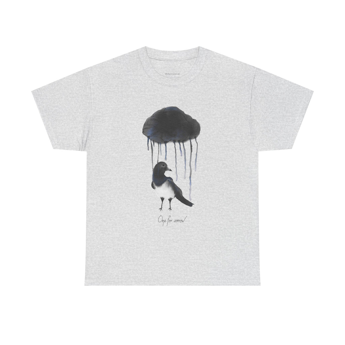 One For Sorrow T-shirt — Printed in the UK