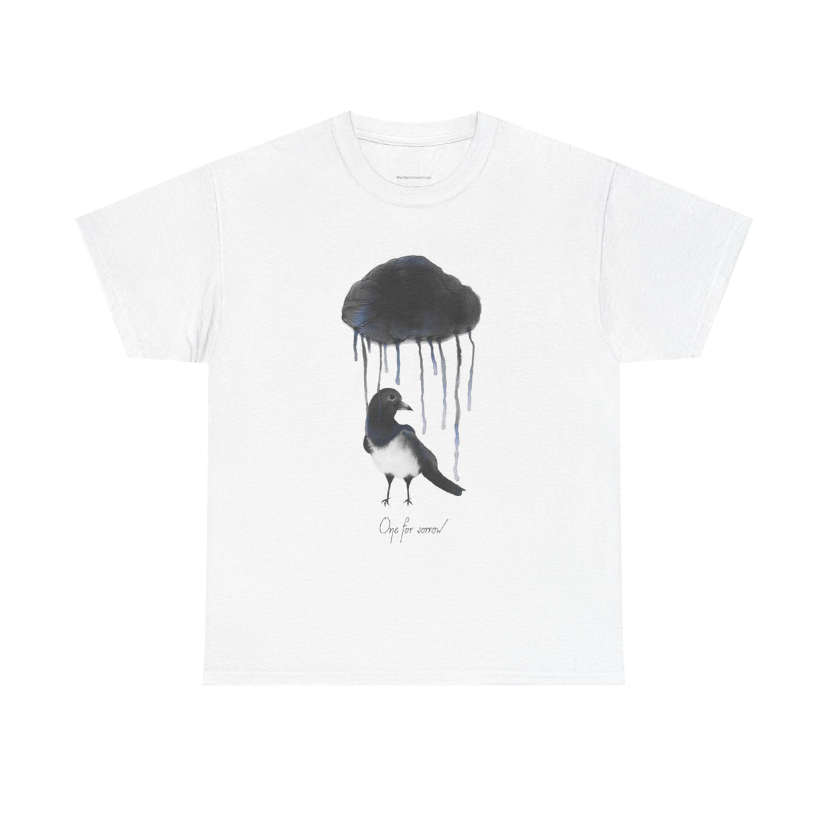 One For Sorrow T-shirt — Printed in the UK