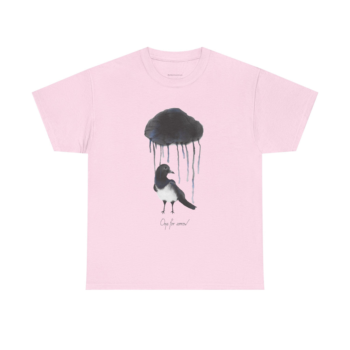 One For Sorrow T-shirt — Printed in the UK