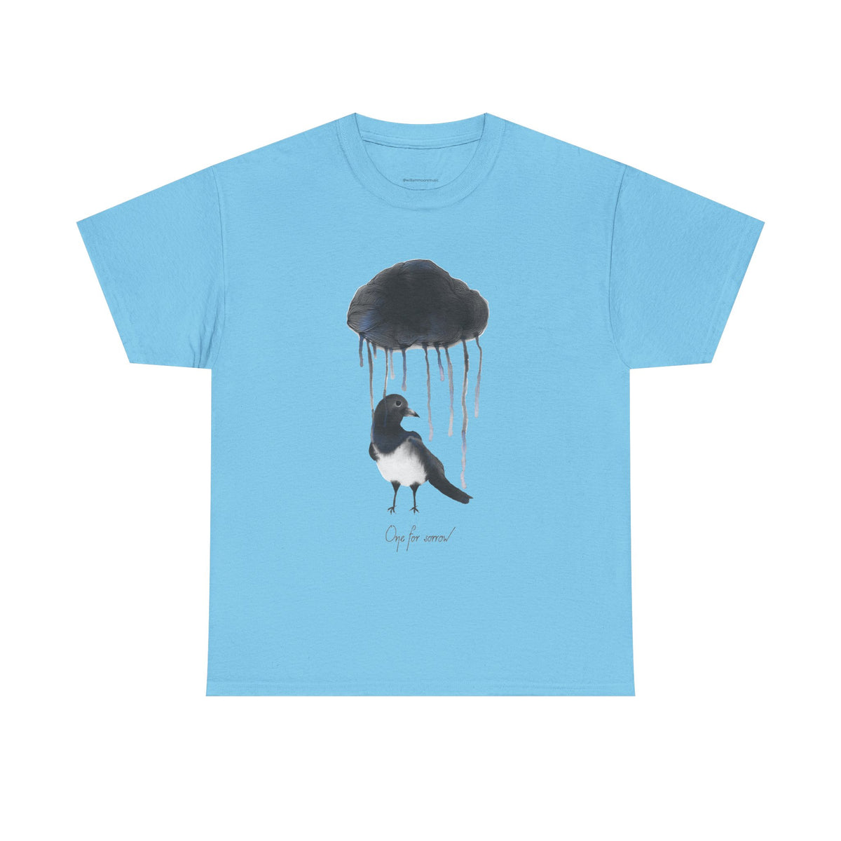One For Sorrow T-shirt — Printed in the UK