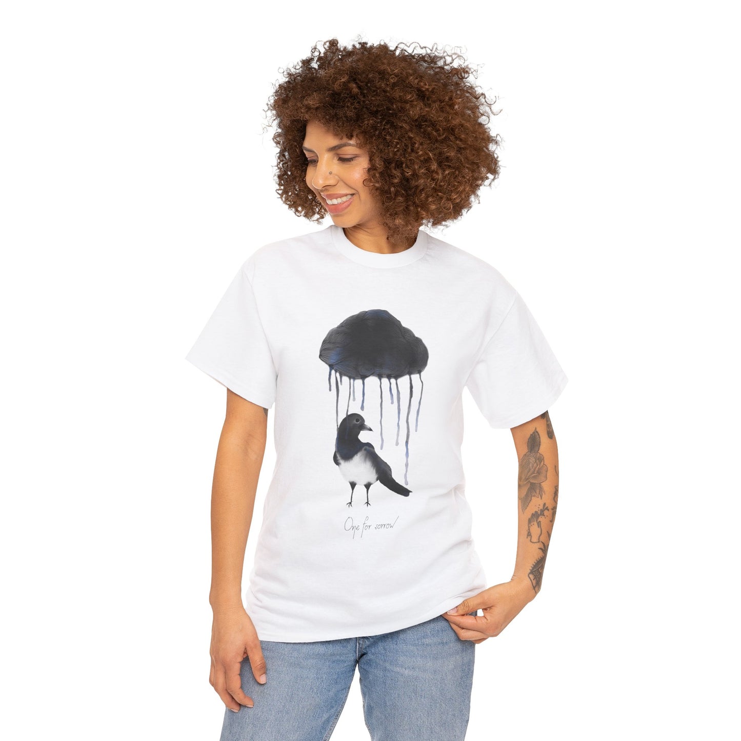 UK One For Sorrow - Unisex Heavy Cotton Tee